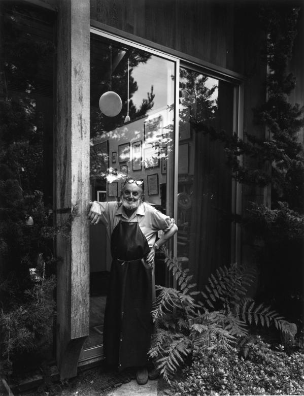 Ansel Adams, 1975 by Arnold Newman